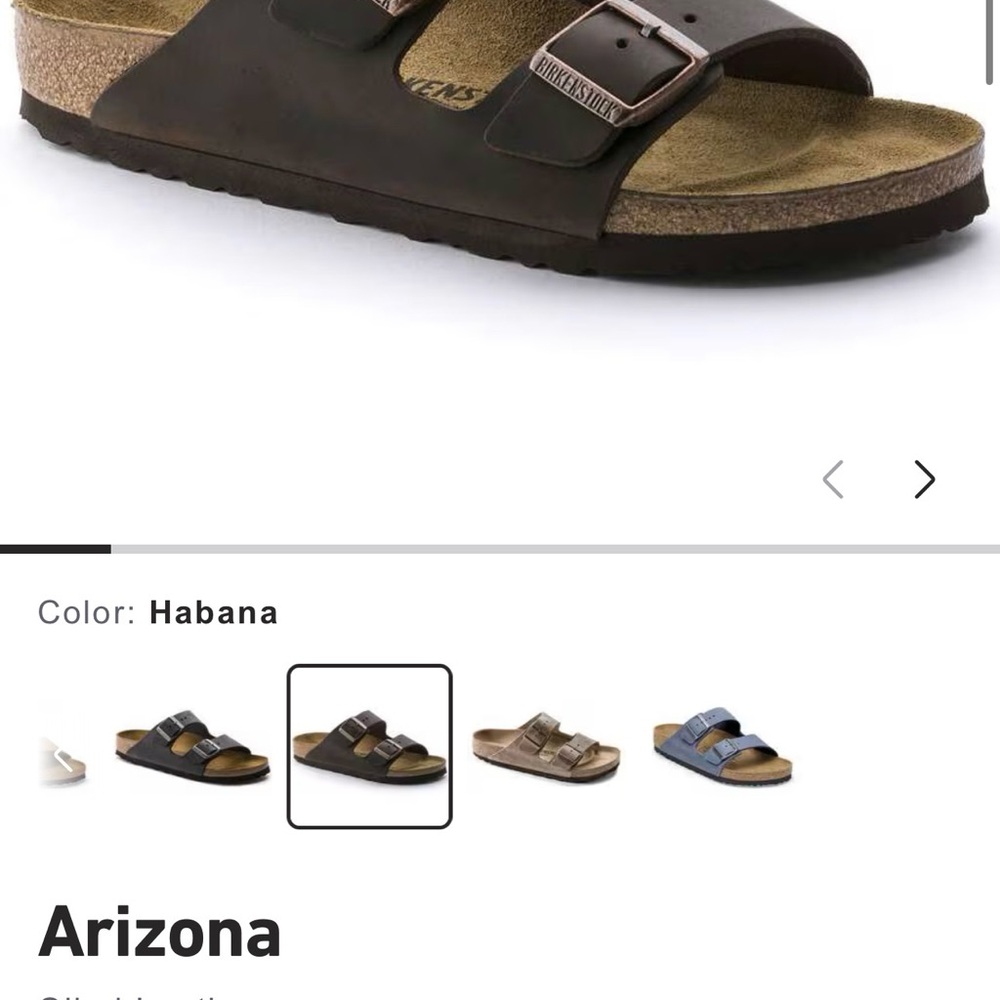 Birkenstock Arizona Sandals in Habana Brown